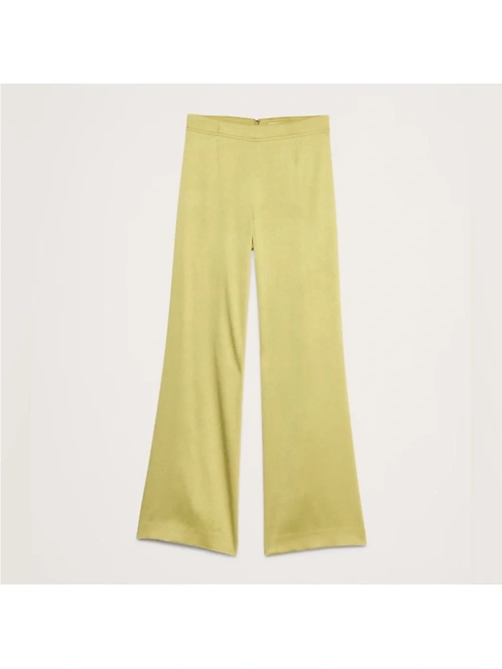 NEW! Banana Republic Mid-Rise Kick-Flare Satin Ankle Pant  #772704 📰